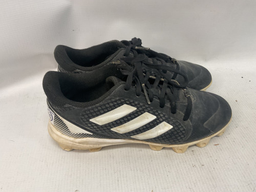 Vist Large View of Product Image Which is Used Adidas PURE HUSTLE BB/SB Cleats Black Junior 04.5