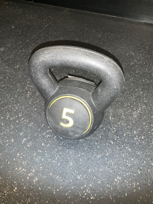 Vist Large View of Product Image Which is Used Kettle Dumbbell (Each) Black 5 lb