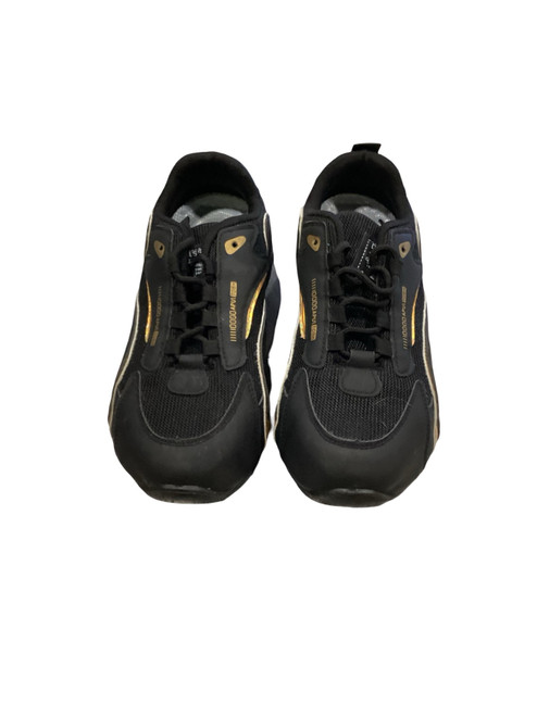 Vist Large View of Product Image Which is Used JISHI APU TOBH Running/X-Train Shoes M Black And Gold Senior 6.5