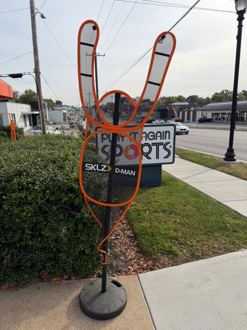 Vist Large View of Product Image Which is Used SKLZ D-MAN Basketball Other Orange LG Tall