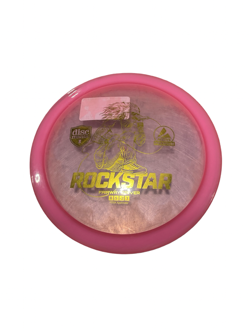 Vist Large View of Product Image Which is Used Discmania ROCKSTAR Disc Golf Driver Pink