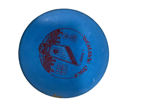 Vist Large View of Product Image Which is Used Westside HARP Disc Golf Mid Range Royal Blue 173g