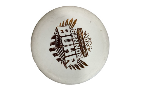 Vist Large View of Product Image Which is Used Discmania 2024 GANNON BUHR P2X Disc Golf Putter White 174g