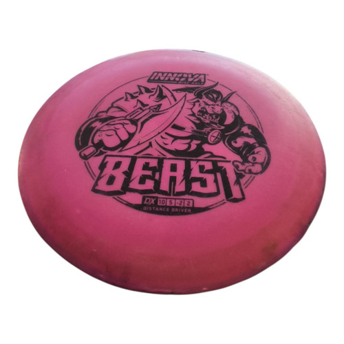Vist Large View of Product Image Which is Used Innova DX BEAST Disc Golf Driver Pink 169g