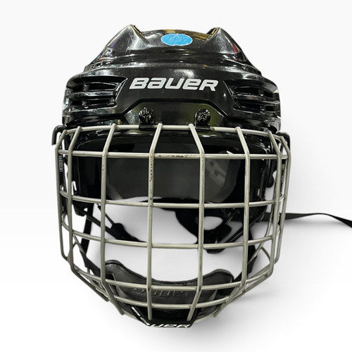 Vist Large View of Product Image Which is Used Bauer IMS 5.0 S Helmet Cage Combo Black SM