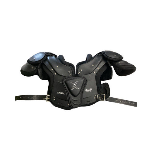 Vist Large View of Product Image Which is Used Xenith XFLEXION FLYTE FB Shoulder Pads Black SM