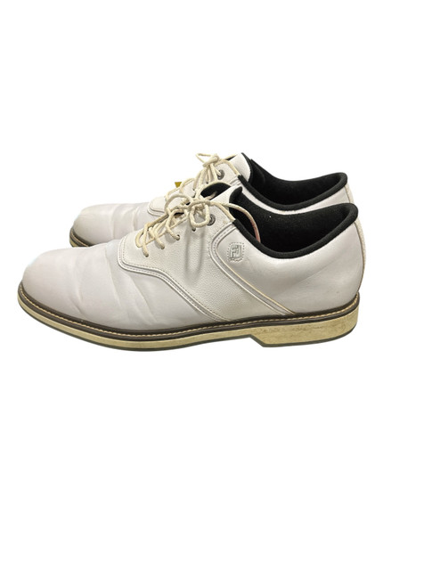 Vist Large View of Product Image Which is Used Foot Joy Mens Golf Shoes White Senior 10