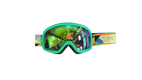 Vist Large View of Product Image Which is Used Smith Snow Goggles Youth Teal