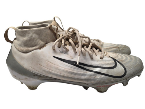 Vist Large View of Product Image Which is Used Nike Vapor Air Zoom Football Cleats Mens White Size 10