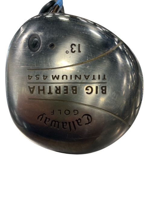 Vist Large View of Product Image Which is Used Callaway Big Bertha Titanium 454 Womens Driver 13.0 Degree Right Handed (RH) Ladies Flex Graphite, bottom / sole view