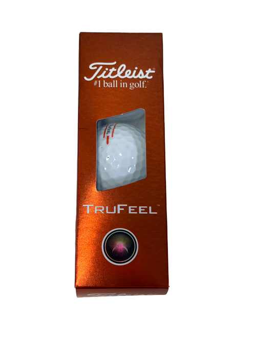 Vist Large View of Product Image Which is New Titleist TRUFEEL 3 Ball - Golf Ball Sleeve