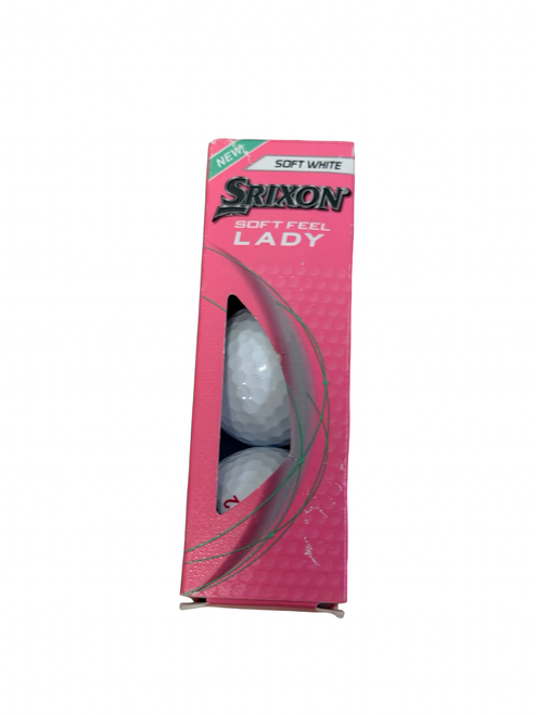 Vist Large View of Product Image Which is New Srixon SOFT FEEL LADY 3 Ball - Golf Ball Sleeve