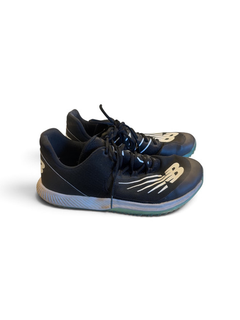 Vist Large View of Product Image Which is Used New Balance BB/SB Cleats Black Senior 11