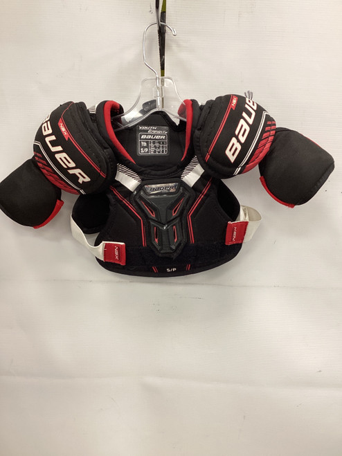 Vist Large View of Product Image Which is Used Bauer NSX Youth Shoulder Pads SM