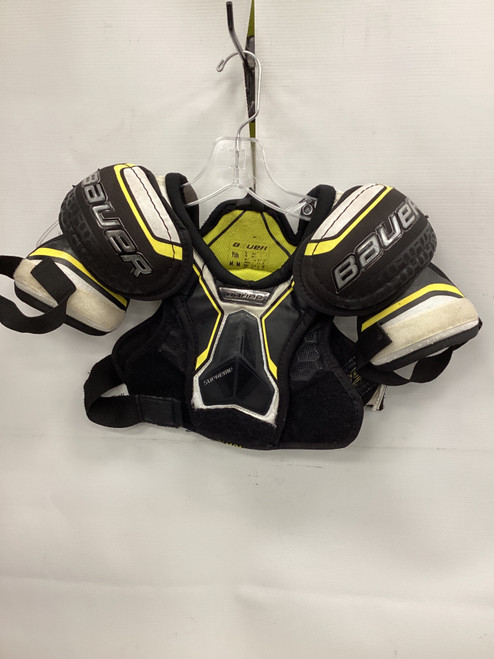 Vist Large View of Product Image Which is Used Bauer SUPREME Youth Shoulder Pads MD