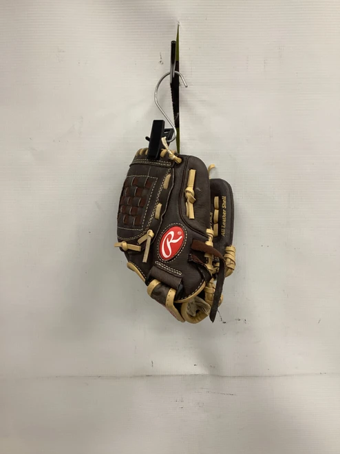 Vist Large View of Product Image Which is Used Rawlings HIGHLIGHT SERIES BB/SB Glove RH Throw Brown 10"