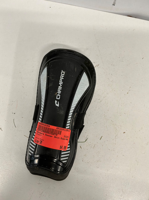 Vist Large View of Product Image Which is Used Champro Soccer Shin Guards Adult Black SM