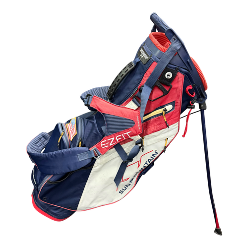 Vist Large View of Product Image Which is Used Sun Mountain 4.5LS Mens Stand Bag White/Red/Navy