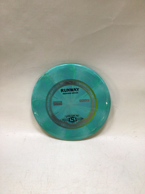 Vist Large View of Product Image Which is Used Streamline RUNWAY Disc Golf Mid Range Royal Blue