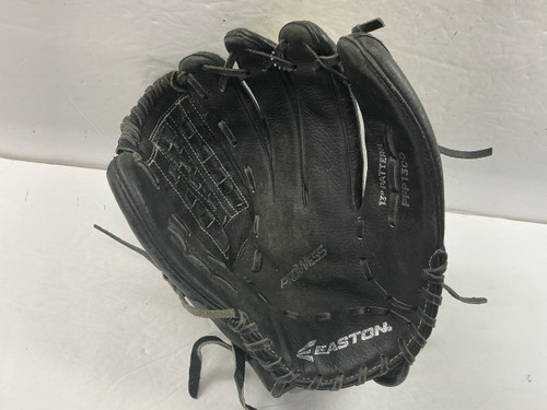 Vist Large View of Product Image Which is Used Easton Prowess PFP1300 RH Throw Fastpitch Gloves Black 13"