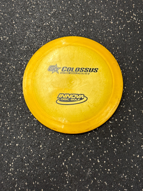 Vist Large View of Product Image Which is Used Innova G STAR COLOSSUS Disc Golf Driver Yellow