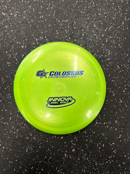 Vist Large View of Product Image Which is Used Innova G STAR COLOSSUS Disc Golf Driver Green