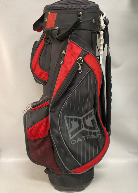 Vist Large View of Product Image Which is Used Datrek MENS CART BAG Mens Cart Bag Black And Red