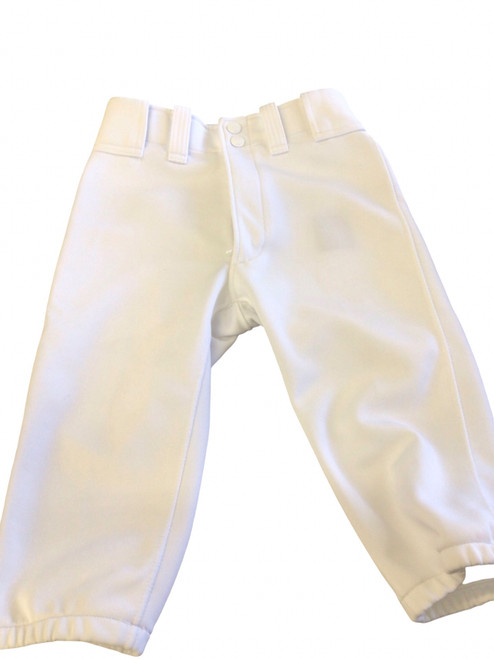 Vist Large View of Product Image Which is Used Mizuno BASEBALL PANTS BB/SB Pant Boys White MD