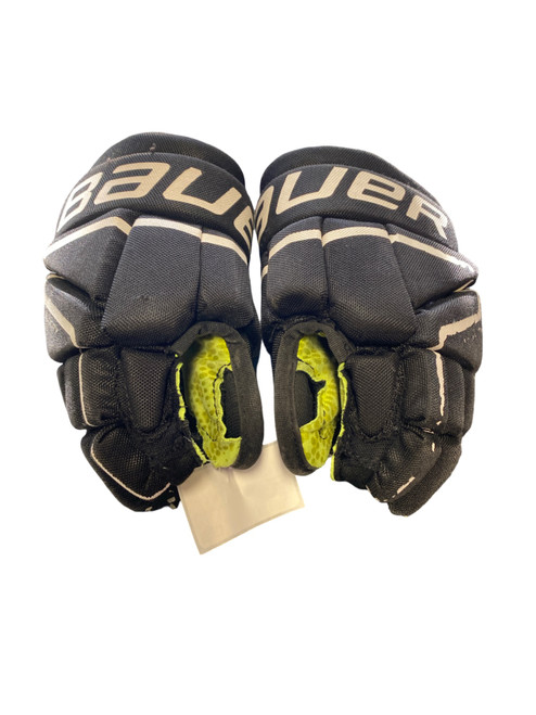 Vist Large View of Product Image Which is Used Bauer VELOCITY Youth Gloves Black 8"