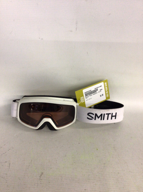 Vist Large View of Product Image Which is Used Smith Snow Goggles Youth White
