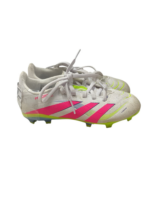 Vist Large View of Product Image Which is Used Adidas PREDATOR SZ Y 12 Soccer Cleats White Youth 12.0