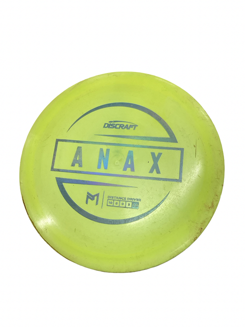 Vist Large View of Product Image Which is Used Discraft ANAX DRIVER Disc Golf Driver Yellow