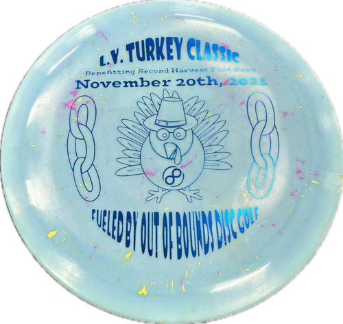 Vist Large View of Product Image Which is Used Innova L.V. TURKEY CLASSIC Disc Golf Driver Carolina Blue