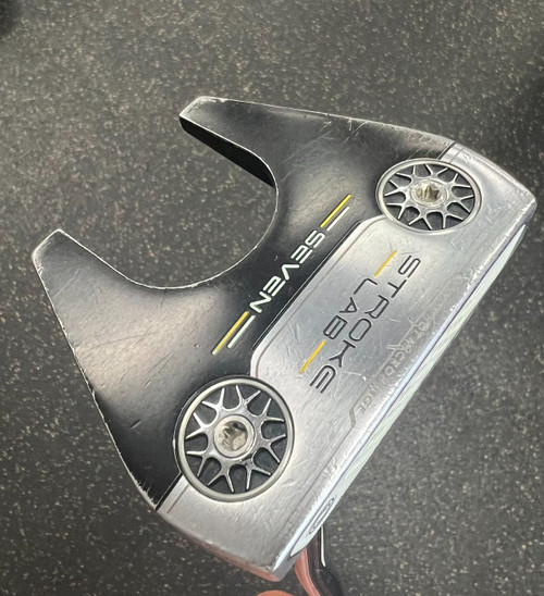 Vist Large View of Product Image Which is Used Odyssey SEVEN STROKE LAB Mens Putter RH