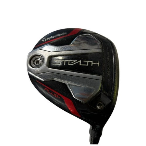 Vist Large View of Product Image Which is Used Taylormade STEALTH PLUS Mens RH 3 Wood Extra Stiff Flex Graphite