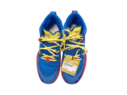 Vist Large View of Product Image Which is Used New Balance Basketball Shoes M Royal Blue Senior 9.5