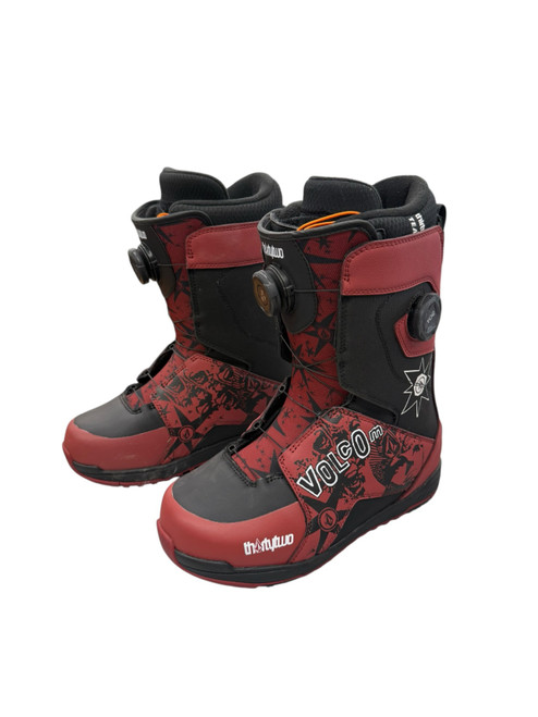 Vist Large View of Product Image Which is USED THIRTYTWO VOLCOM LASHED DOUBLE BOA MENS SNOWBOARD BOOTS - SZ 9