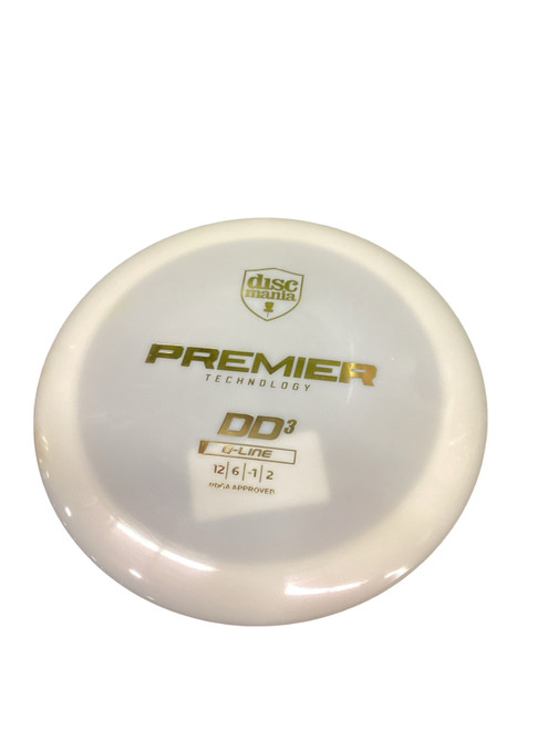 Vist Large View of Product Image Which is Used Discmania DD3 Disc Golf Driver White