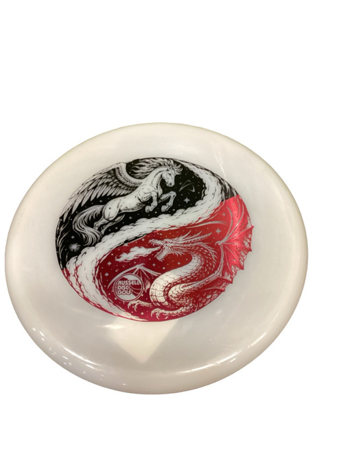 Vist Large View of Product Image Which is Used RUSSELL DISC GOLF Disc Golf Mid Range White