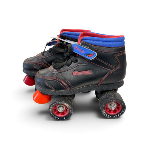 Vist Large View of Product Image Which is Used Chicago QUAD Junior Roller Quad Skates Black Junior 02