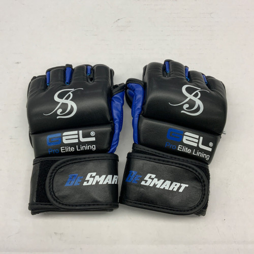 Vist Large View of Product Image Which is Used BE SMART GEL PRO ELITE Martial Arts Gloves Black SM