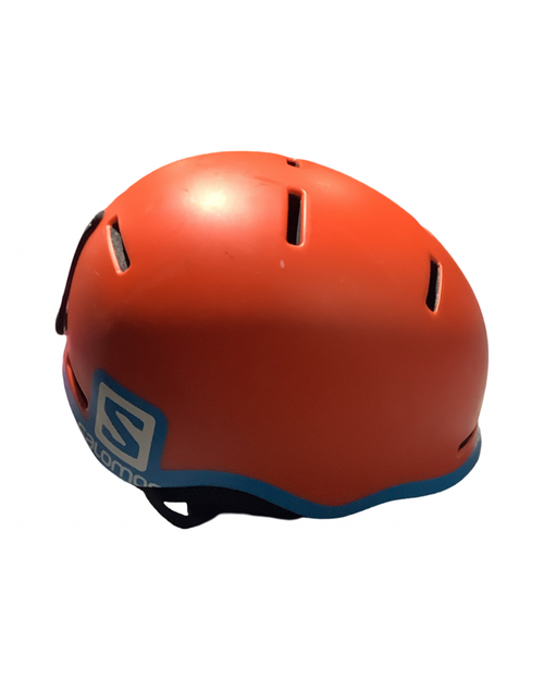Vist Large View of Product Image Which is Used Salomon Snowsport Helmet Youth Orange SM