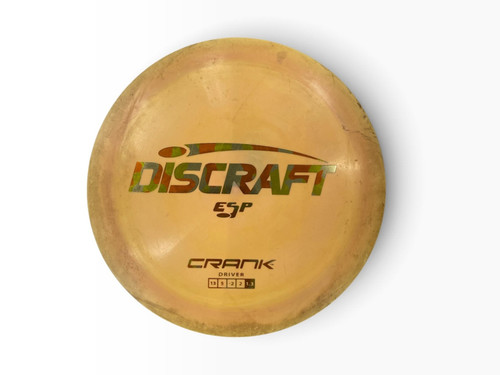 Vist Large View of Product Image Which is Used Discraft CRANK Disc Golf Driver Orange