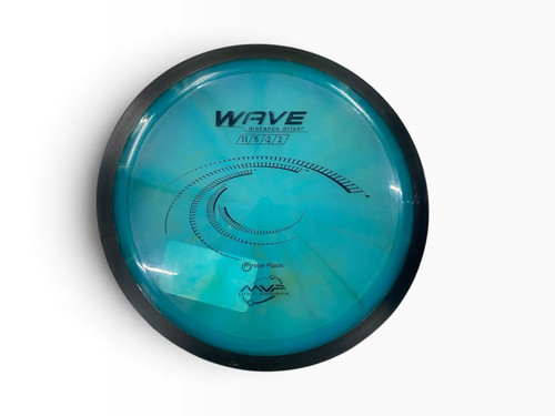 Vist Large View of Product Image Which is Used MVP WAVE Disc Golf Driver Royal Blue