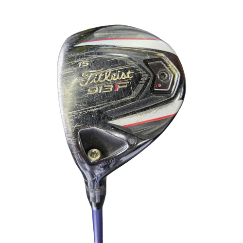 Vist Large View of Product Image Which is Used Titleist 913F WOOD 15 STIFF LH Mens Fairway Wood LH 3 Wood