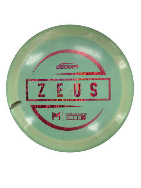 Vist Large View of Product Image Which is Used Discraft ZEUS Disc Golf Driver Green 174g