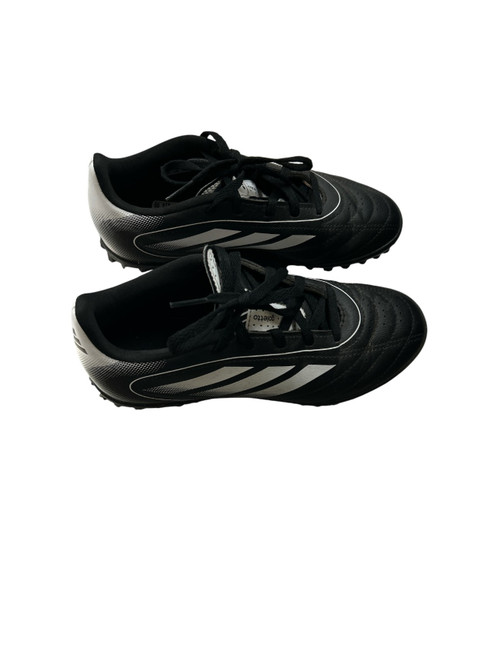 Vist Large View of Product Image Which is Used Adidas Soccer Turf Shoes Black Junior 02.5