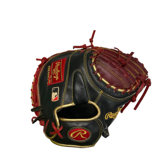 Vist Large View of Product Image Which is Used Rawlings PRORCM325US HEART OF THE HIDE BB/SB Catchers RH Throw Red 32 1/2"