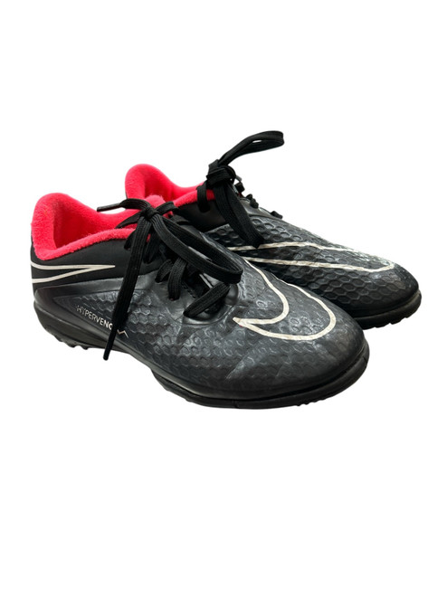 Vist Large View of Product Image Which is Used Nike Soccer Turf Shoes Black Youth 11.0