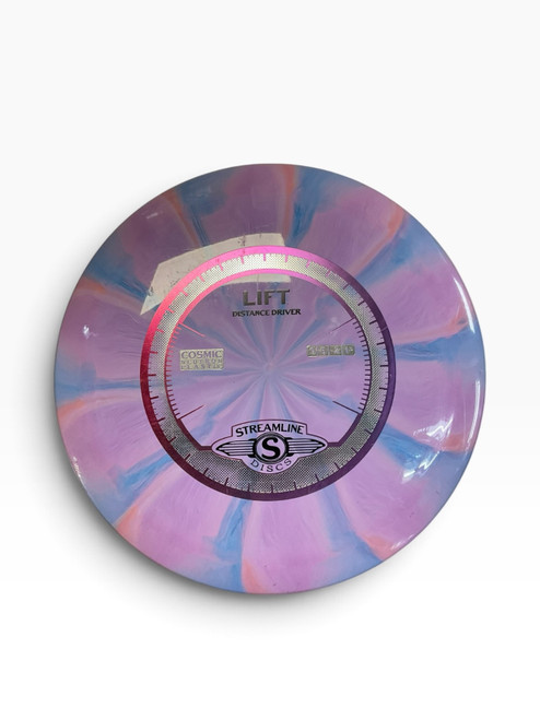 Vist Large View of Product Image Which is Used Streamline COSMIC NEUTRON LIFT Disc Golf Driver Purple 178g